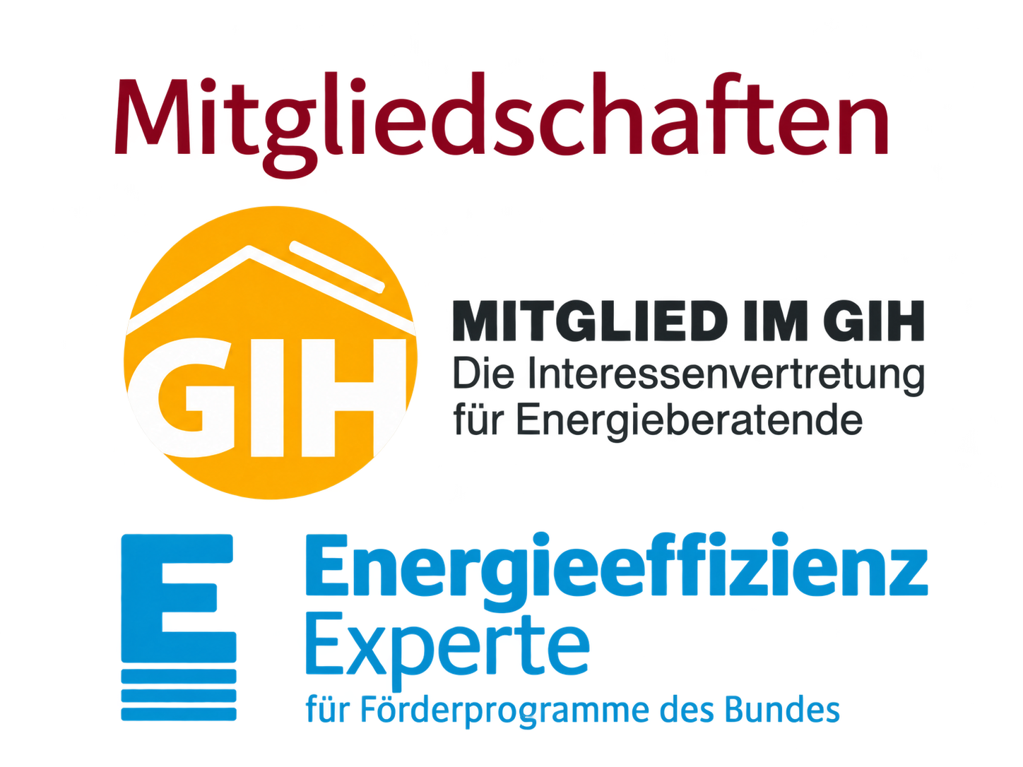 Mitglied im GIH und Energieeffizienz-Experte für Förderprogramme des Bundes